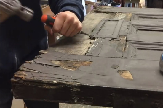 Sierra Madre-wooden-door-repair